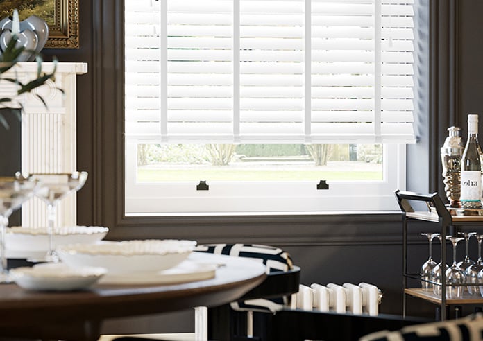 Ecowood Deluxe, Emperor White Satin - Motorised Venetian Blind - Image 14